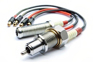 A detailed image of the spark plug in its housing