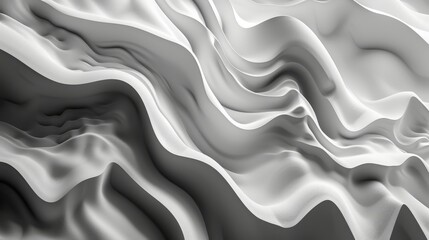 Fototapeta premium Develop an artwork showcasing oddly satisfying textures in a minimalist aesthetic. Use clean lines and subtle gradients to depict various textures, such as smooth silk, rough wood, or soft fur.