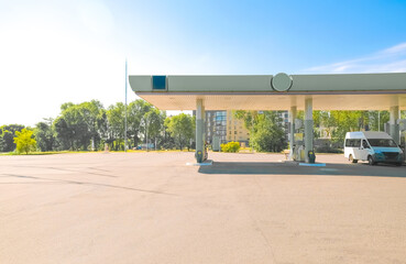 an environmentally friendly gas station