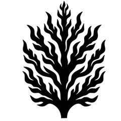 Seaweed Svg, Coral Svg, Under the Sea Svg, Plants Svg, Cut Files, Sea Svg, Ocean Png, Ocean Plants Silhouette, Clipart, SVG, JPG, PNG