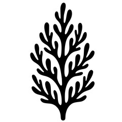 Ocean Plants SVG, Sea SVG, Seaweed SVG, Clam with pearl SVG, Coral SVG, Shell SVG, Ocean Plants Silhouette, Clipart, SVG, JPG, PNG