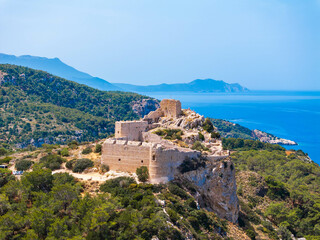 Kritinia Medieval Castle Rhodes Greece