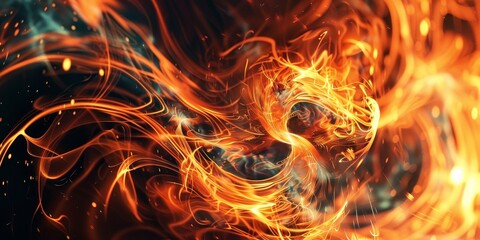 Fireworks light up the night sky.