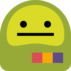 Robot Head Cartoon Element