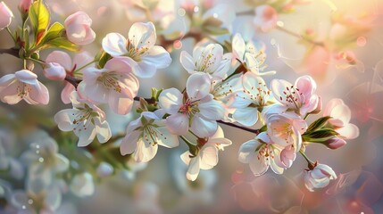 Obraz premium Beautiful Blossoms of Cherry