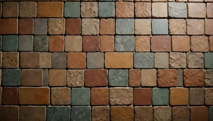 Stone Tile Pattern Background with Free Space for Product or Advertisement Design