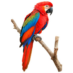 Fototapeta premium red and yellow macaw ara