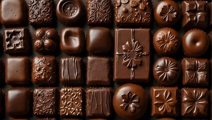 Obraz premium A narrative tracing the transformative power of chocolates, from simple indulgence to catalysts of love and longing ai_generated