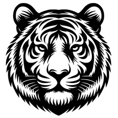 Tiger Face SVG, Cat SVG, Lion SVG, Cat from jungle SVG, Dangerous Animals SVG, Stripes SVG, Tiger Head SVG, Tiger Head Silhouette, Clipart, Cut file for Cricut, SVG, JPG, PNG, Leopard
