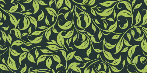 leaf pattern Seamless background