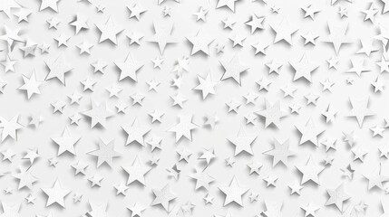 White background with star pattern