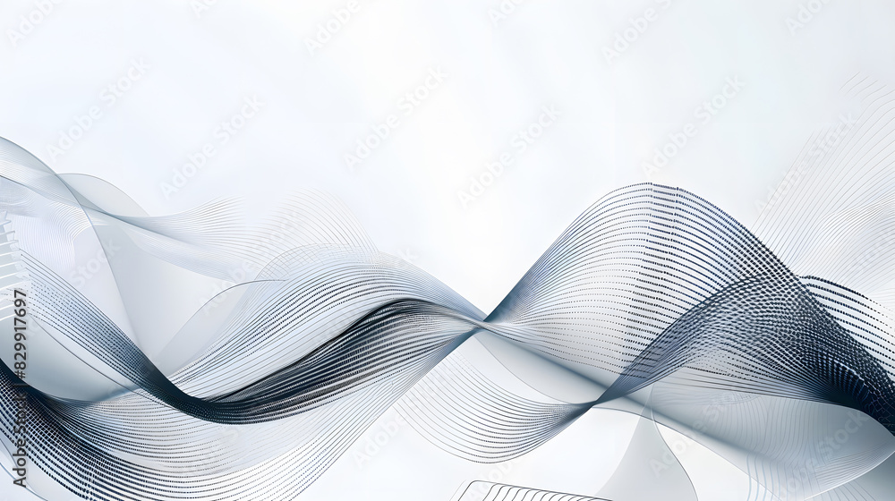 Poster business background lines wave abstract stripe design. generative ai.