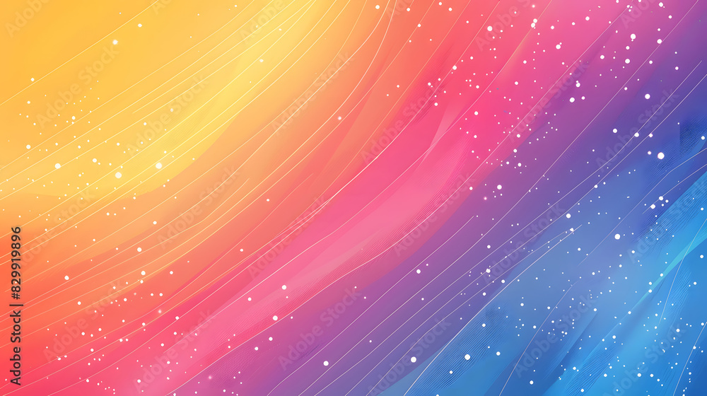 Poster colorful gradient vector background gradient background. generative ai.