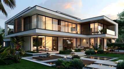 Fototapeta premium Modern House
