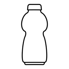 bottle icon in trendy flat design, eps vector isolated on white