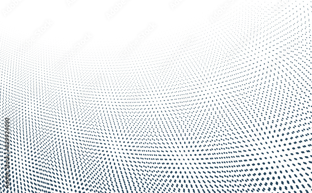 Poster moire pattern dots vector abstract background, templates for design.