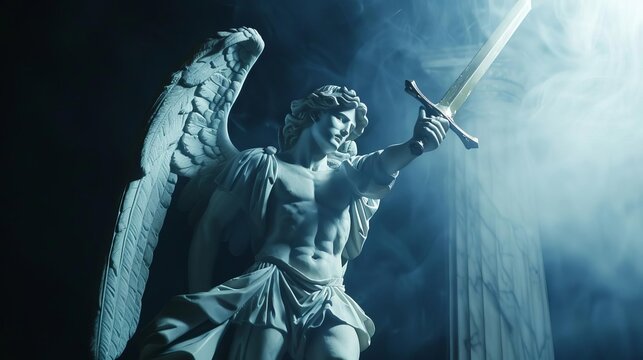 Archangel Michael With Sword Images – Browse 1,357 Stock Photos ...