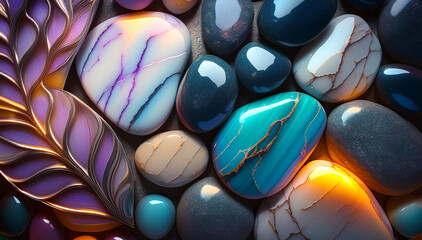 Fototapeta premium Kamień ozdobny szlachetny , dekoracyjne tło, tekstura