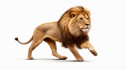 Obraz premium lion isolated on white