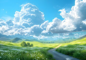 Countryside Idyllic Scenery