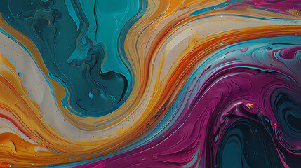 Abstract background with fluid marble textures