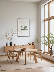 Elegant Japandi Interior Design ,Minimalist and Harmonious Spaces
