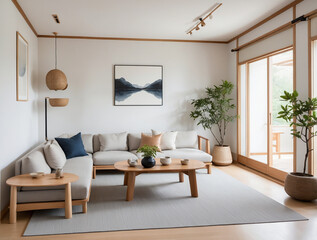 Modern Japandi Interior , Fusion of Japanese and Scandinavian Design