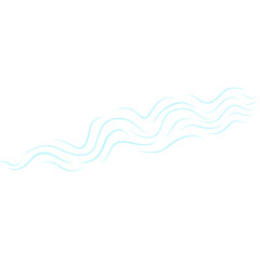 Illustration of Cold Wind Blowing