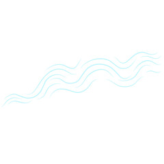 Illustration of Cold Wind Blowing