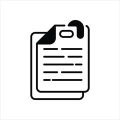Notes vector icon