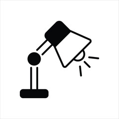 Table Lamp vector icon