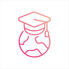 Bachelor vector icon