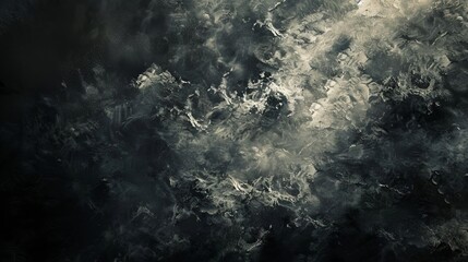 mysterious black background with subtle dark textures moody abstract digital art