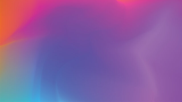 colourful waves abstract banner design. Elegant wavy vector background with elegant blue, red, yellow, purple, orange and black gradient