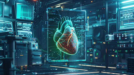 Digital Heart in a High-Tech Laboratory