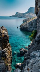 Beautiful beach views in Greece, Clean and beautiful, which in Generate AI