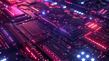 Obraz premium Technology and innovation drive progress and shape the world we live in, revolutionizing every aspect our lives. From cutting-edge advancements in artificial intelligence and robotics to breakthroughs