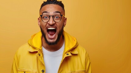 Obraz premium cool and funny person wearing trendy clothes