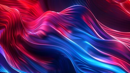 Obraz premium Mesmerizing Fluid Motions of Vibrant Surreal and Ethereal Energies in a Captivating Digital Masterpiece