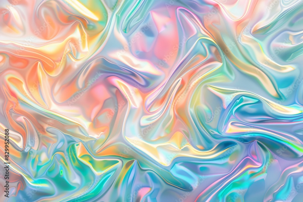 Poster colorful abstract background with vibrant swirling patterns and iridescent gradients, perfect for ar