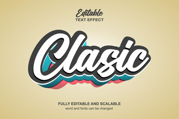 CLASIC TEXT EFFECT EPS FILE FREE