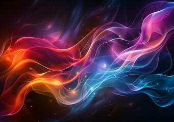 Cosmic Canvas: A Colorful Nebula