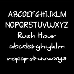 rush hour font
