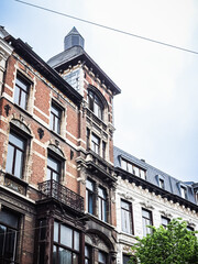 Fototapeta premium Antique building view in Verviers, Belgium