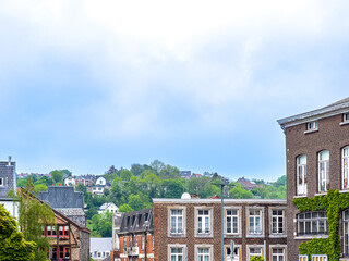 Street view of Verviers in Belgium