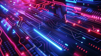 Fototapeta premium Futuristic Cyber Monday Background