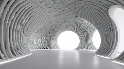 light through the tunnel