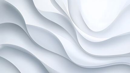 Fototapeta premium Grey white abstract background paper shine and layer element vector for presentation design. Generative AI.