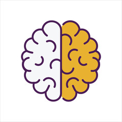 Brain vector icon