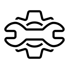 technical development line icon